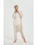 Onesie Kigurumi Baltas Elnis