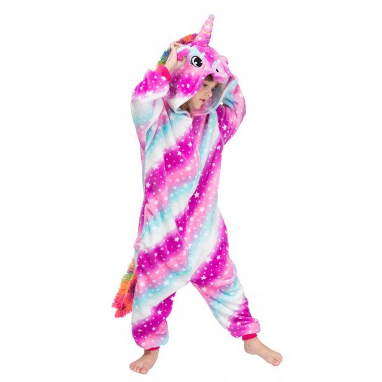 Onesie Kigurumi Magiškas Vienaragis Vaikiškas
