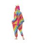 Onesie Kigurumi Vienaragis Vaivorykštinis Drakonas